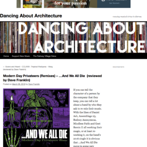 dancing about architecture